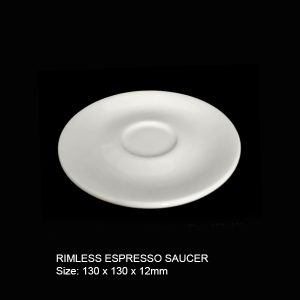 Rimless Espresso Saucer