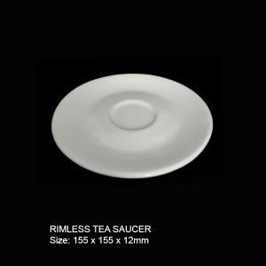 Rimless Tea Saucer